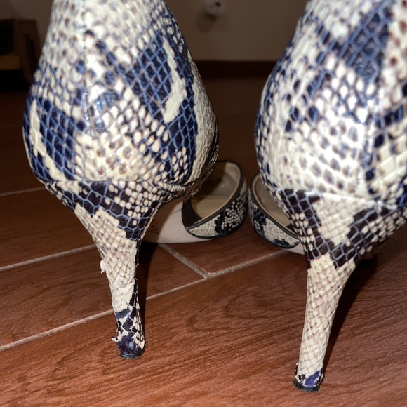 $10 when BUNDLED Sam Edelman Hazel Pumps, Snake Leather Print Sz 8.5 - Picture 7 of 12